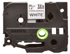 Brother TZES261G Black on White Tape with extra strength adhesive, 1.4&amp;quot; x 26.25'-