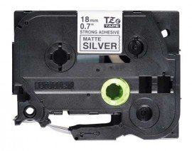Brother TZES941 Black on Matte Silver Tape with extra strength adhesive, 0.7&amp;quot; x 26.25&#039;-