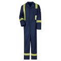 Bulwark CECT Men&#039;s Midweight Excel FR Classic Coverall with reflective trim, navy, 58-