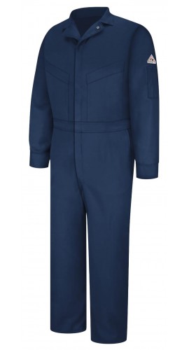 Bulwark CLD4 Men&#039;s Lightweight Excel FR ComforTouch Deluxe Coverall, navy, 64-