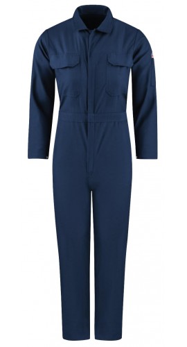 Bulwark CNB3 Women&#039;s Lightweight Nomex FR Premium Coverall, navy, large-