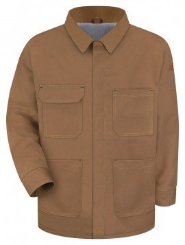 Bulwark JLC4 Brown Duck Lineman's Coat, regular, xl-