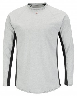 Bulwark MPU8 Men's FR Long Sleeve Base Layer, grey, 2xl-