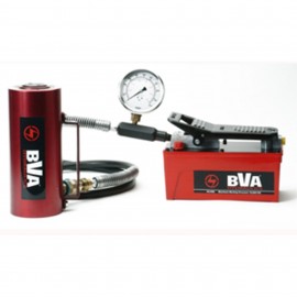 BVA SA15-3006T Hydraulic cylinder and pump kit, single acting, hollow hole-