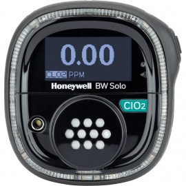 Honeywell BW Solo Single-Gas Detector with Bluetooth and black housing, ClO<sub>2</sub>, 0 to 1 ppm-
