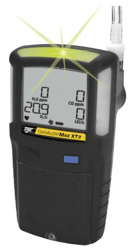 Honeywell BW Max XT II Multi-Gas Detector, O<sub>2</sub>/CO/LEL, black-