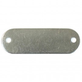 C. H. Hanson 41153-100 Tag, rectangle with round ends-