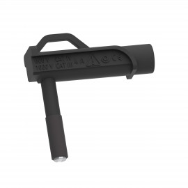 Cal Test Electronics CT3881-0 Magnetic Connector with 0.2&amp;quot; right-angle sheathed banana jack, 0.3&amp;quot;-