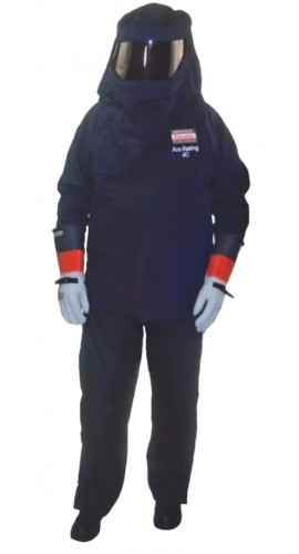 Cementex Feature Series Coverall Duffel Bag Kit with class-2 insulating rubber glove kit, L, 12 cal/cm&lt;sup&gt;2&lt;/sup&gt;-