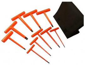 Cementex HKS-10T380 6&amp;quot; T-Handle Hex Wrench Set, Set of 10-