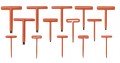 Cementex HKS-14T580 T-Handle Hex Wrench Set, 9 lbs-