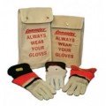Cementex IGK2-14-9R Insulating Rubber Glove Kit, Class 2, 14&amp;quot;, Size 9, Red-