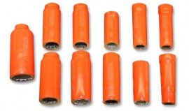 Cementex ISS38-11L-SO Deep Impact Socket Kit, 0.38&amp;quot; square drive-