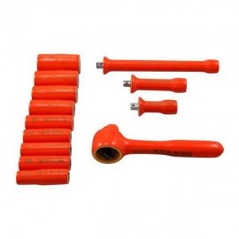 Cementex ISS38-13ML Square Drive Socket Set, Metric-