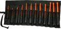 Cementex TR-12NDXL/SD Combination Screwdriver-Nut Driver Rolls, 12 Piece Set, XL-