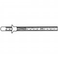 Central Tools 6515 Flexible Pocket Rule, 6", stainless-