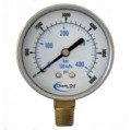 Chem Oil 101D-204G Pressure Gauge, 0 to 200 psi, lower mount-