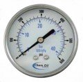 Chem Oil 102D-158E Pressure Gauge, 0 to 100 psi, back mount-