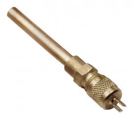 CPS AV5RB Copper Tube Extension Valves with Wrench Cap, 5/16in OD x 1/4in ID, 100-Pack-