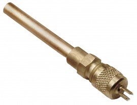 CPS AV6RB Copper Tube Extension Valves with Wrench Cap, 3/8in OD x 5/16in ID, 100-Pack-