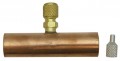 CPS AVCT18 Copper Tube Tee, 1/4in SAE x 1-1/8in OD-