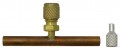 CPS AVCT4 Copper Tube Tees, 1/4in SAE x 1/4in OD, 3-Pack-