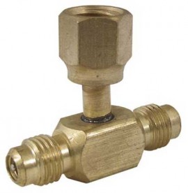 CPS AVT64Z Access Fittings with Cap and Core, 1/4in SAE Male x 1/4in SAE Male x 1/4in SAE Female, 3-Pack-