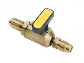 CPS BV41018 Ball Valve Hose Adapter, 5/16in (1/2in-20 UNF) Male x 1/8in MPT-