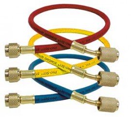 CPS HP5BA Premium 1/4in Hose with ABB Hose End, 5ft, Blue-