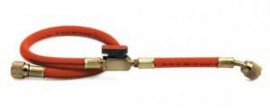 CPS HP5RL Premium In-Line Ball Valve Hose, 1/4in, Red-