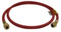 CPS HS5R Standard Refrigerant Charging Hose, 5ft, Red-