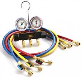 CPS MBHP5E Piston Series 2-Valve Manifold and Gauge Set-