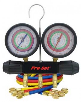 CPS MT2H7P5 Piston Series 2-Valve Manifold and Gauge Set-