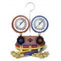 CPS MV3H2P5 Deep Vacuum 2-Valve Manifold and Gauge Set-