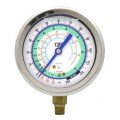 CPS RGD3L Low-Pressure Gauge, R-134a/R-22/R-404A, Oil-Filled-