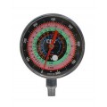 CPS RGH4H High-Pressure Gauge, R-134a/R-22/R-404A/R-410A, 1% Accuracy-