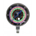 CPS RGH5L Low-Pressure Gauge, R-22/R-404A/R-410A, 1.6% Accuracy-