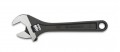 Crescent AT26VS Adjustable Black Oxide Wrench, 6&quot;, SAE/Metric-