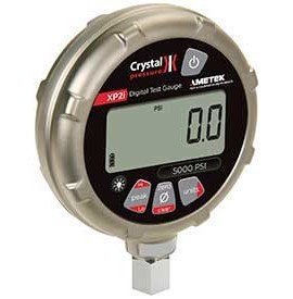AMETEK Crystal XP2i Digital Pressure Gauge with 0 to 200 kPa, 4.5&amp;quot; dial, CPF female bottom, diecast aluminum housing-