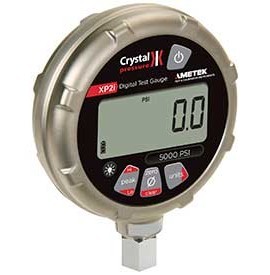 Ametek Crystal XP2i Digital Pressure Gauge with datalogging, 0 to 300 psi, 4.5&quot; dial, &amp;frac14; NPT bottom, diecast aluminum housing-