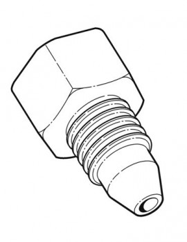 AMETEK Crystal 4499 Non-Crystal Wrench-Tight MP Male to &amp;frac38; NPT Female Adapter-