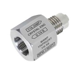 AMETEK Crystal MPM-1/2BSPF Pressure Fitting, CPF male to 1/2&amp;quot; BSP female-