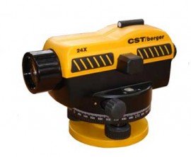 CST/Berger 55-SLVP24ND Auto Level kit with tripod, rod &amp; case, 24x-