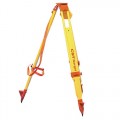 CST/Berger 60-WDW20HV-ONL Heavy Duty Wood Tripod, Wing Screws, Orange-