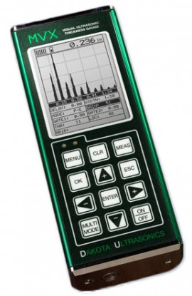 Dakota MVX A/B Scope Ultrasonic Thickness Tester Gauge, Displays A Scan &amp;amp; B Scan-
