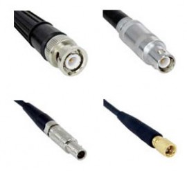 Dakota N-104-0021 4' Transducer Cable, Dual Lemo to Microdot Single-