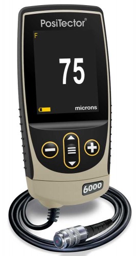 DeFelsko FTS1 PosiTector 6000 Standard Coating Thickness Gauge with high ranged cabled probe-