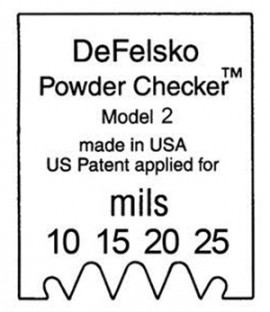 DeFelsko PC2 Powder Comb 10-25 Mils-