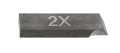 DeFelsko PGCUTTER2X Replacement Cutting Tip for the PosiTest PG paint inspection gauge, tungsten carbide, 26.6°-