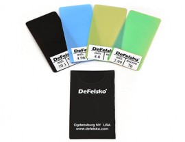 DeFelsko STDRTSHIMS Shim Set for Testex replica tape and micrometers, 4-pack-